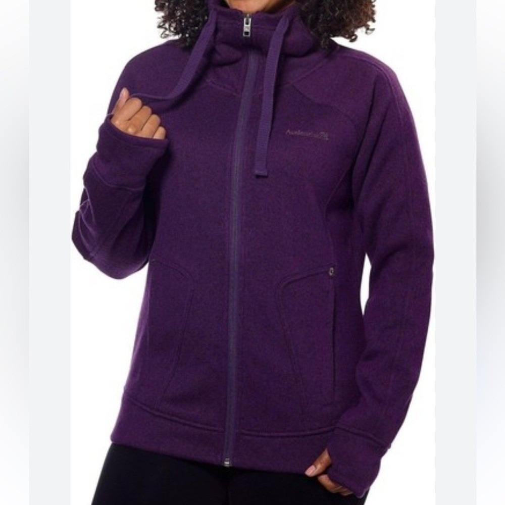 Avalanche Italian Purple Fleece Zip-Up Jacket. Size XL. NWT.